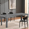 Tavolo da Pranzo Allungabile Fino 6 Posti 120-200cm Cemento Cucina Estensibile