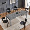 Tavolo da Pranzo Allungabile Fino 6 Posti 120-200cm Cemento Cucina Estensibile