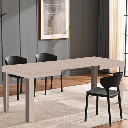 Tavolo da Pranzo Allungabile Fino a 6 Posti 120-200cm Olmo Cucina Estensibile