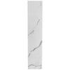 Scarpiera 3 Ante Ripiani Doppia Profondità Porta Scarpe Bianco Marmo 63x24x115cm