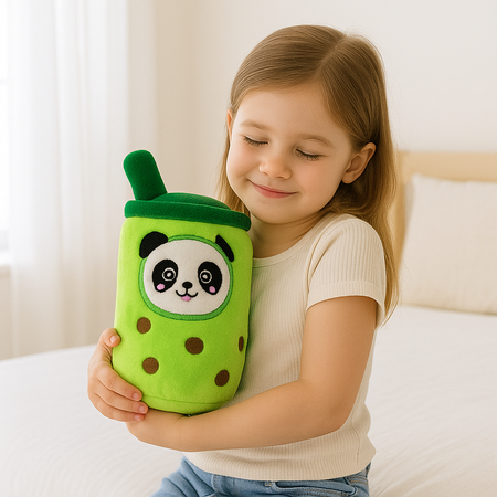 2 pezzi Peluche Cuscino Bubble Tea 30cm Morbidi e Colorati Idea Regalo Bambini e Adulti