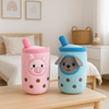 2 pezzi Peluche Cuscino Bubble Tea 30cm Morbidi e Colorati Idea Regalo Bambini e Adulti