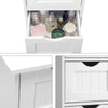 Mobile Multiuso Salvaspazio 4 Cassetti 30x30 H82 cm in Legno MDF Bianco