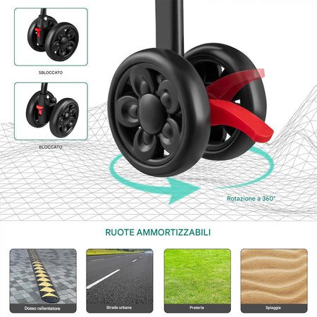 Passeggino per Cani Gatti 2in1 Cestello Rimovibile Pieghevole e Traspirante Nero