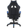 Sedia Gaming da Scrivania Blu e Nera con Led RGB Altezza Regolabile 106-116cm