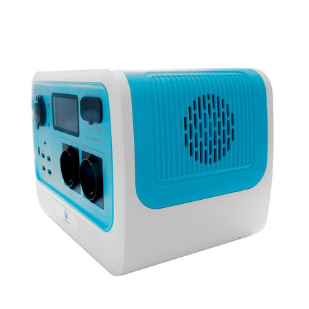 Generatore Corrente 700w Portatile Ricarica Solare Batteria Prese Schuko Ac Usb-c