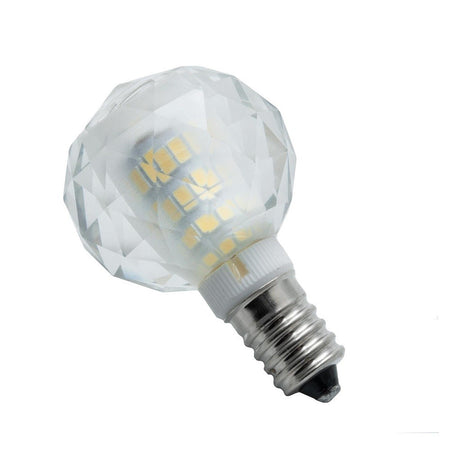 Lampadina Led Globo E14 Vetro Cristallo Lampada 6watt Luce Calda Fredda Naturale
