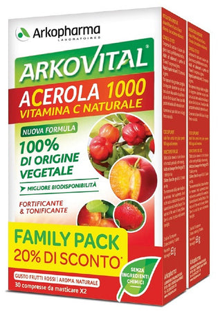 Arkovital acerola 1000 fa60 compresse