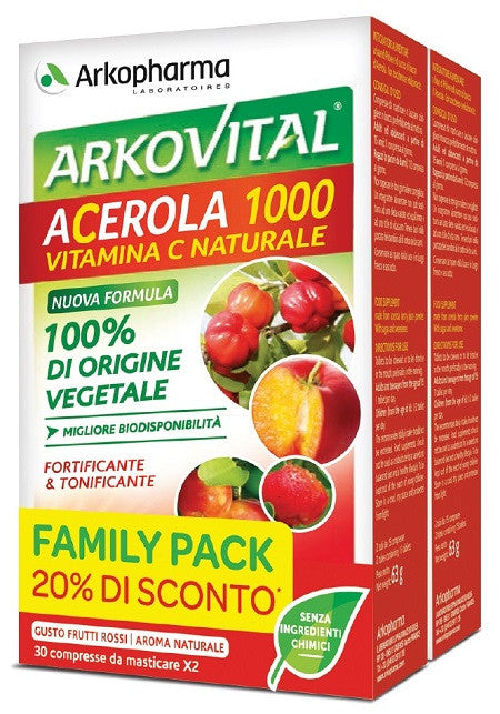 Arkovital acerola 1000 fa60 compresse