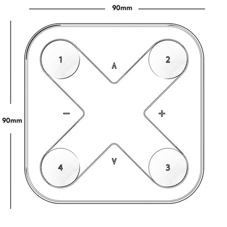 Pannello Parete Bluetooth Controller Dimmer Controllo Luci Led Casambi Xpress