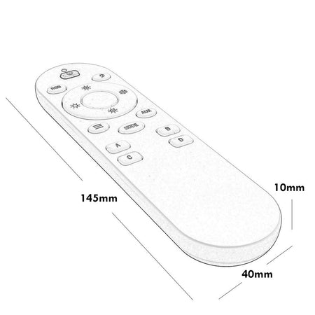 Telecomando Cct 4 Zone Faretti Track Controllo Luci Dimmer Cambio Temperatura Luce