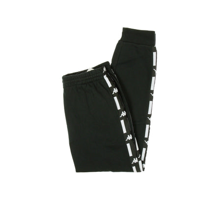 KAPPA Pantalone Tuta Felpato Uomo Authentic La Barno Black/black/black da uomo