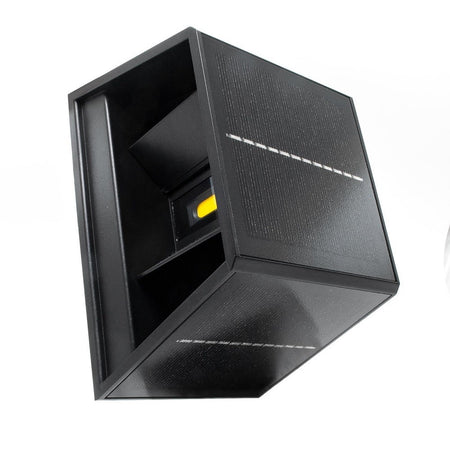 Applique Solare Led 4w Parete Up Down Sensore Crepuscolare Alette Regolabili Luce 4000k