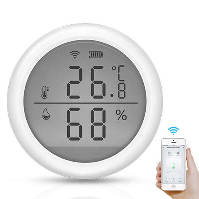 Termometro Smart Wifi Sensore Temperatura Umidita App Ifttt Smart Life Alexa Google
