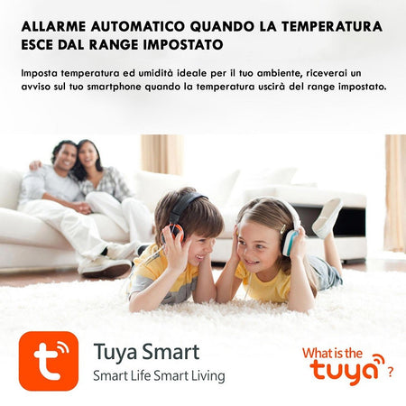Termometro Smart Wifi Sensore Temperatura Umidita App Ifttt Smart Life Alexa Google