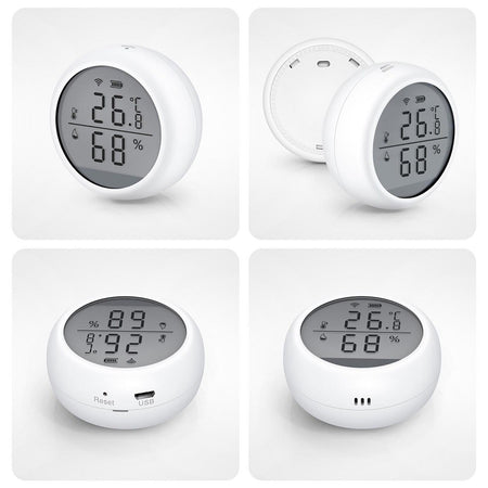 Termometro Smart Wifi Sensore Temperatura Umidita App Ifttt Smart Life Alexa Google
