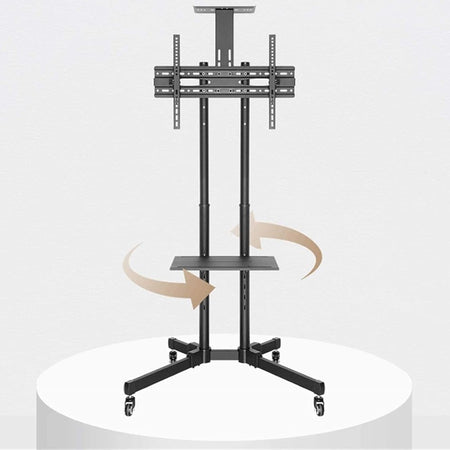 Supporto Tv Da Pavimento Staffa Rotante Carrello Per Televisione Da 32-70 Pollic