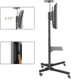 Supporto Tv Da Pavimento Staffa Rotante Carrello Per Televisione Da 32-70 Pollic