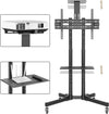 Supporto Tv Da Pavimento Staffa Rotante Carrello Per Televisione Da 32-70 Pollic