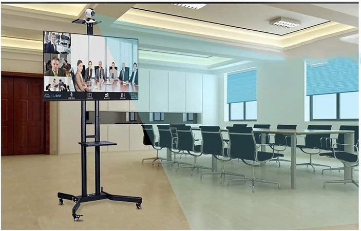 Supporto Tv Da Pavimento Staffa Rotante Carrello Per Televisione Da 32-70 Pollic