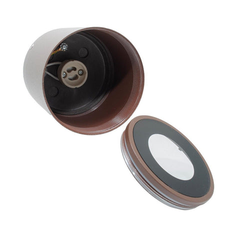 Faretto Lampada Soffitto Attacco Gu10 Plafoniera Tonda Esterno Led Impermeabile