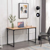 Scrivania Tavolo Porta PC Design Industriale Legno Metallo 120x60 Casa Ufficio