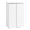 Scarpiera Salvaspazio con 2 Ante e 6 Ripiani in Legno 60x32H95cm Porta Scarpe