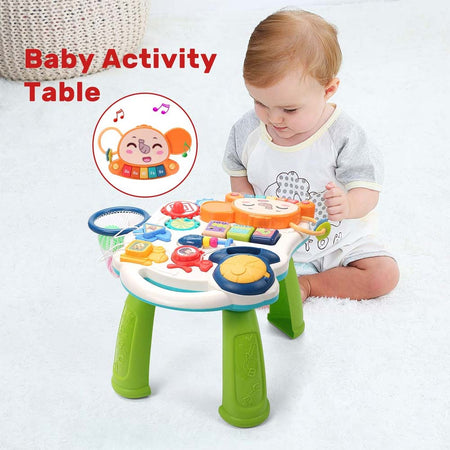 Primi Passi 2in1 con Tavolo Centro Attivita Giocattolo Bambini Prima Infanzia