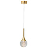 Lampadario Moderno Led 5w Globo Lampada Dorata Pendente Luce 3000k 4000k 6500k Lp-41