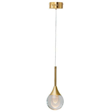 Lampadario Moderno Led 5w Globo Lampada Dorata Pendente Luce 3000k 4000k 6500k Lp-41