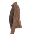 Zara - Giacca Donna Marrone in vero Camoscio