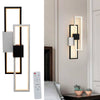 Applique Led Rettangolare 2x23w Cct 3000k A 6500k Parete Dimmerabile Telecomando