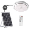 Plafoniera Solare Lampada Sensore Crepuscolare Tonda 60w Dimmerabile Telecomando