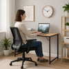 Scrivania Tavolo Porta PC Design Industriale Legno Metallo 120x60 Casa Ufficio