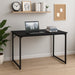 Scrivania Tavolo Porta PC Design Industriale Legno Metallo 120x60 Casa Ufficio