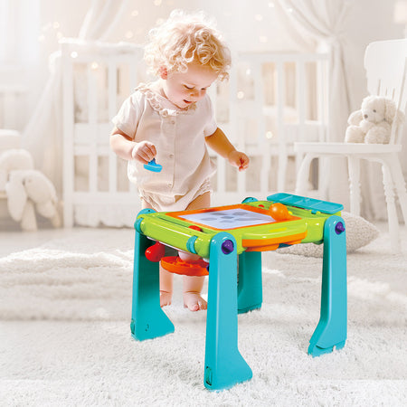 Primi Passi 3in1 Tavolo Centro Attivita e Lavagna Gioco Bambini Prima Infanzia