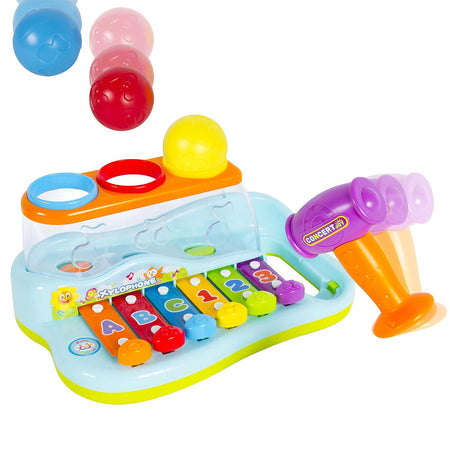 Xilofono Giocattolo per Bambini e Bambine dai 6+ Mesi Gioco Educativo Musicale
