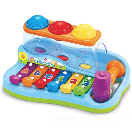 Xilofono Giocattolo per Bambini e Bambine dai 6+ Mesi Gioco Educativo Musicale