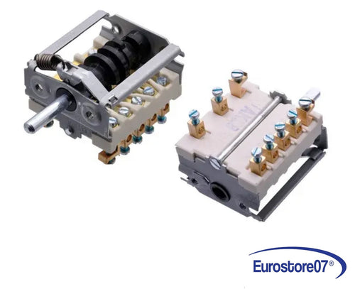 COMMUTATORE FORNO PROFESSIONALE EGO 49.27215.000 7 posizioni. Alberino: 24mm.
