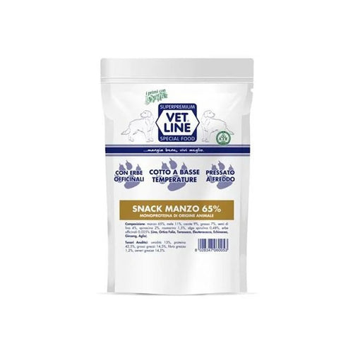 Vet Line snack manzo 80 gr