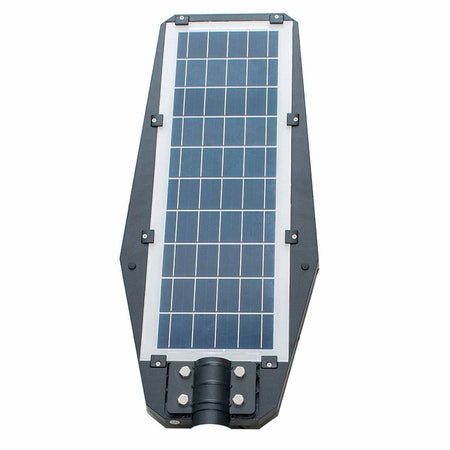 Faro Stradale Solare Led 170 W Sensore Crepuscolare Ip65 Pannello Fotovoltaico