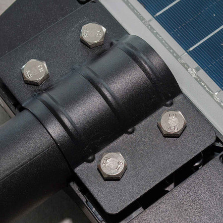 Faro Stradale Solare Led 170 W Sensore Crepuscolare Ip65 Pannello Fotovoltaico