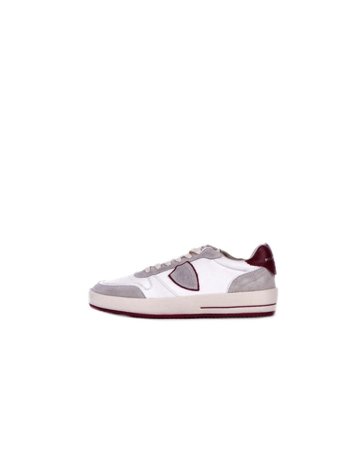 Philippe Model Sneakers Bianco bordeau da uomo