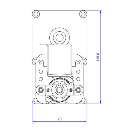 Motoriduttore Mellor FB1255 stufe a pellet 14702008