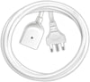 Cavo Prolunga Elettrica Da 5 Metri Con Spina Da 16a Presa Bipasso 10a 16a Bianco