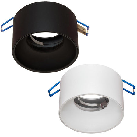 Portafaretto Tondo Incasso 70mm Luce Soffitto Cartongesso Lampade Led Gu10 Gu5.3