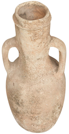 Biscottini Vecchia Anfora Giara con Manici in Terracotta D28 H63 - Biscottini Arredo Casa