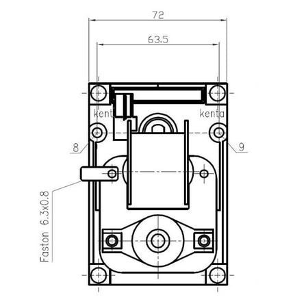 Motoriduttore Kenta K9175155 stufe a pellet 14702081
