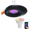 Faretto Led Smart Incasso 65mm Led 5w Gu10 Intelligente Wifi Rgb Cct Alexa Google