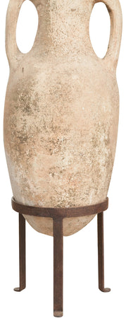 Biscottini Vecchia Anfora Giara con Manici in Terracotta D28 H63 - Biscottini Arredo Casa